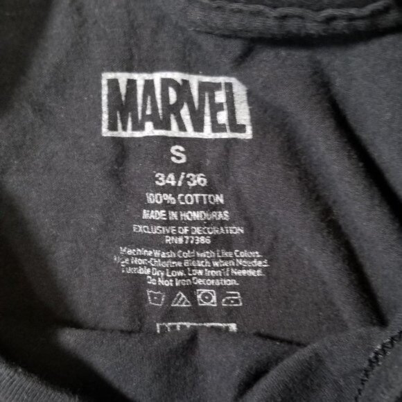 Marvel Men's T-Shirt Size S Black Panther - Picture 2 of 3